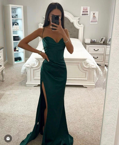 Alouette | Élégant Satiné Soirée Robe