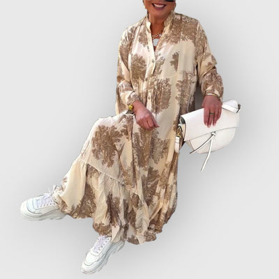 Mirone | Robe longue à fleurs