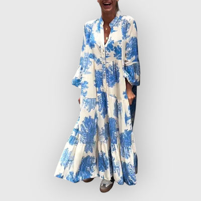 Mirone | Robe longue à fleurs