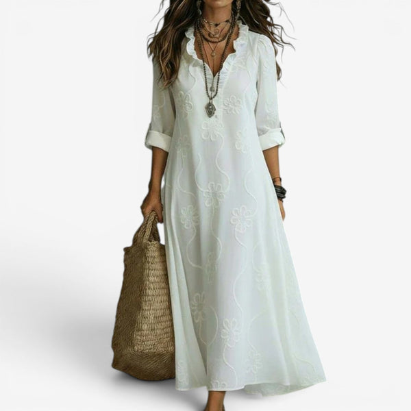 Robe Maxi Bohème Loisa - Longue Robe Femme Élégante