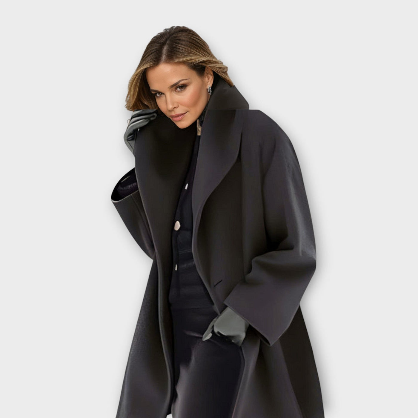 Elodie - Manteau De Laine Coupe Vent De Lluxe