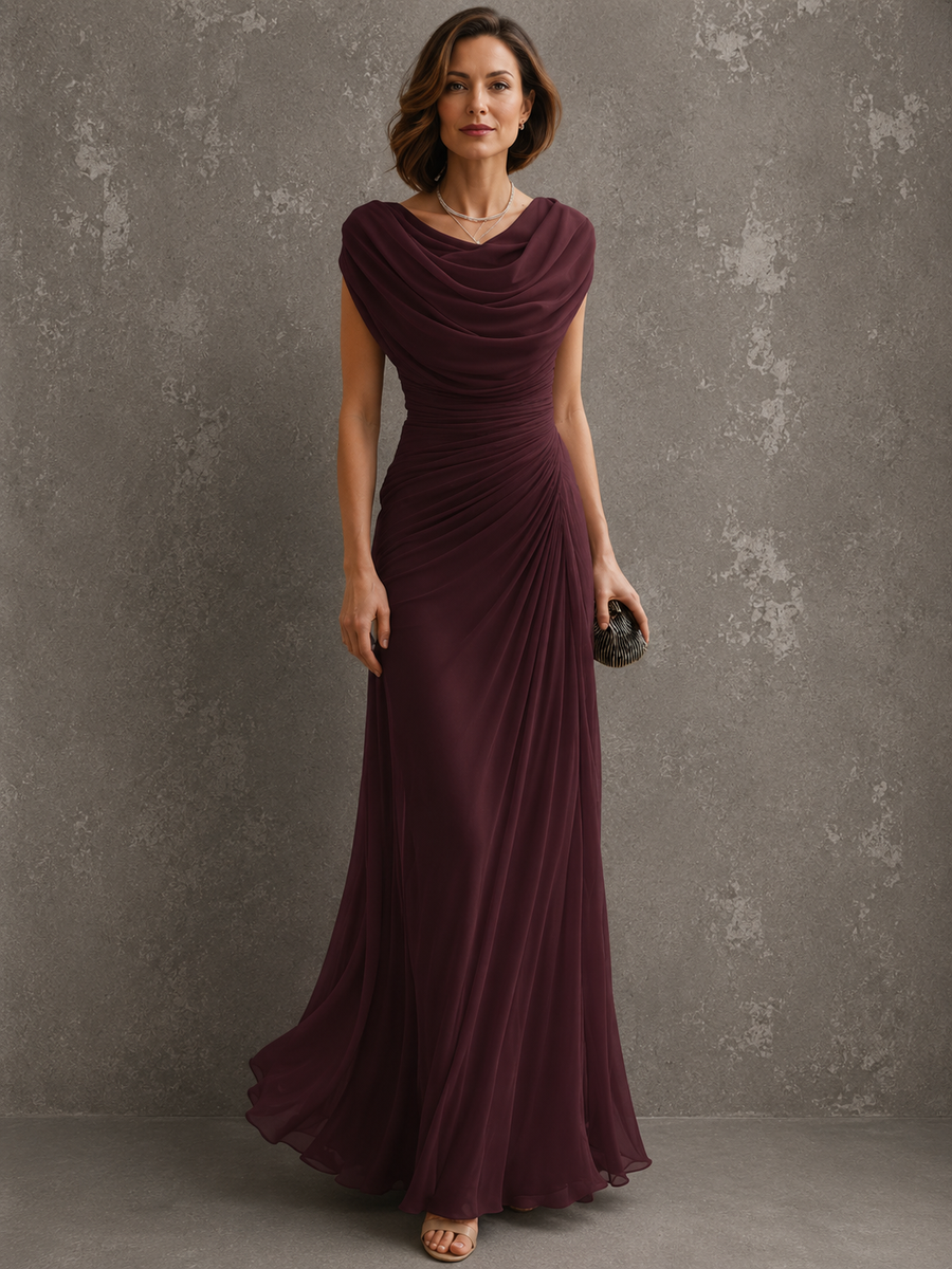 Robe Marceline rose — vue de dos, silhouette ajustée aux hanches