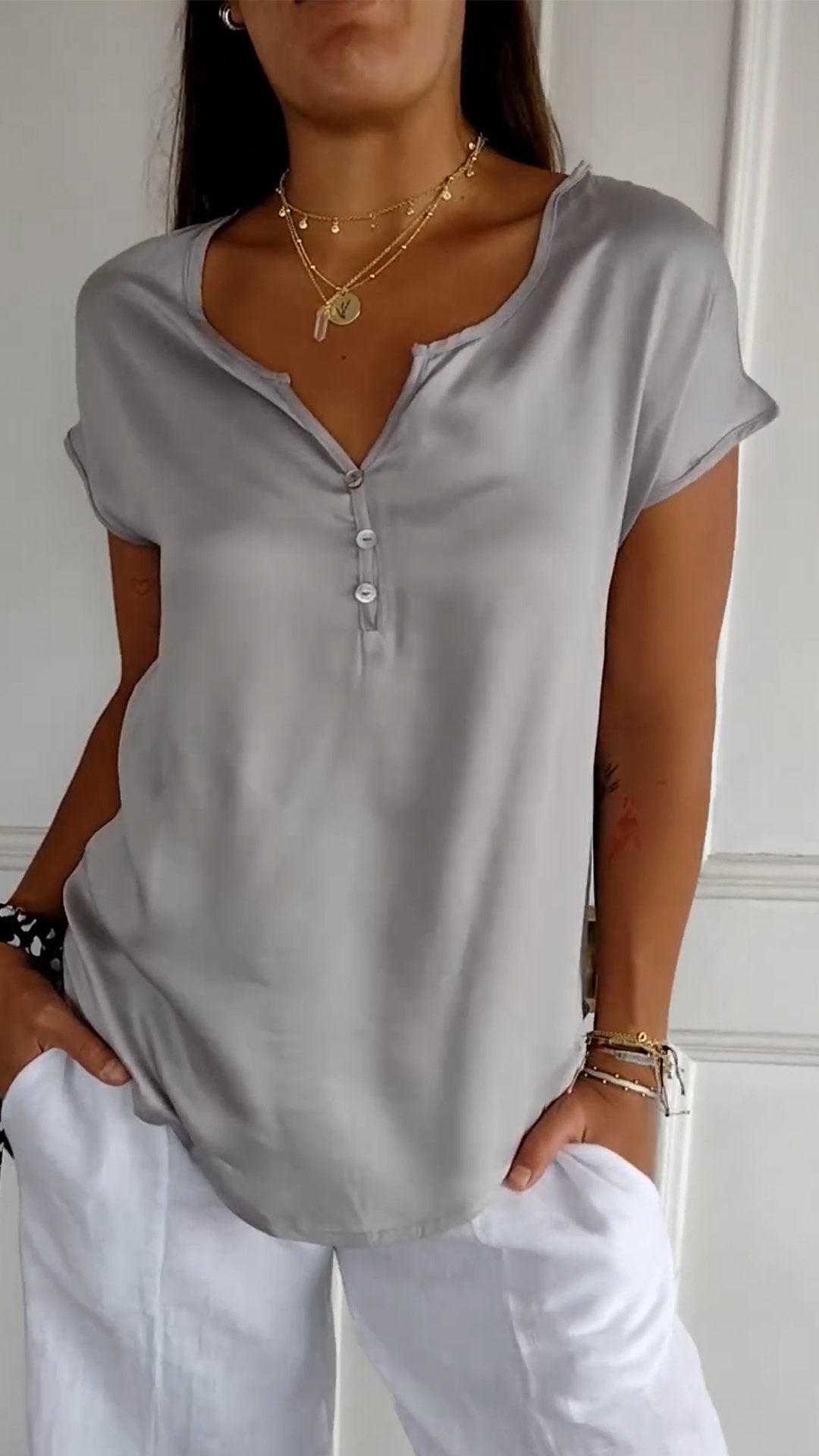 Layla | Chemisier léger chic et décontracté