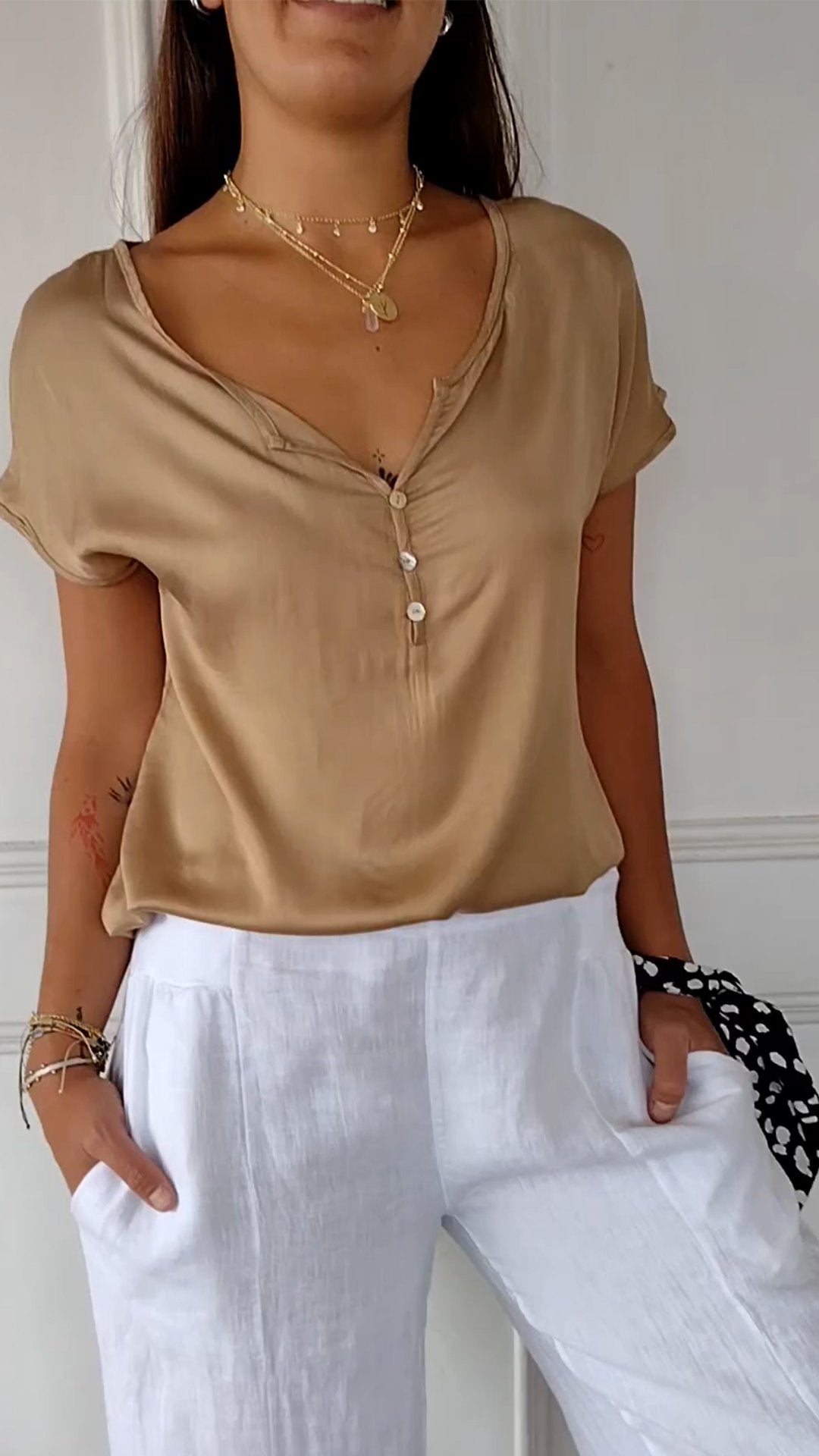 Layla | Chemisier léger chic et décontracté