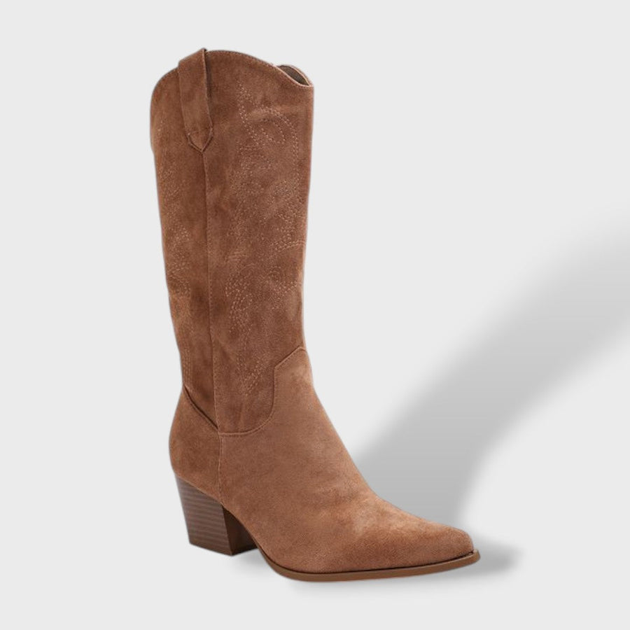 Botas de Cowboy de Cano Médio com Bordados