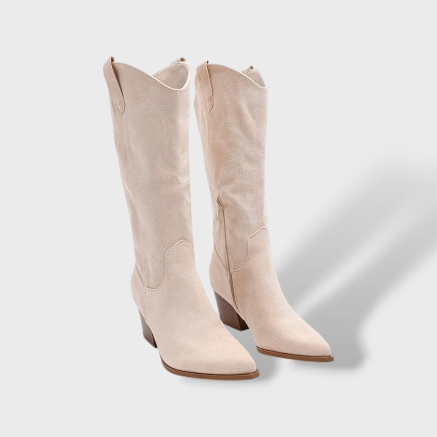 Botas de Cowboy de Cano Médio com Bordados