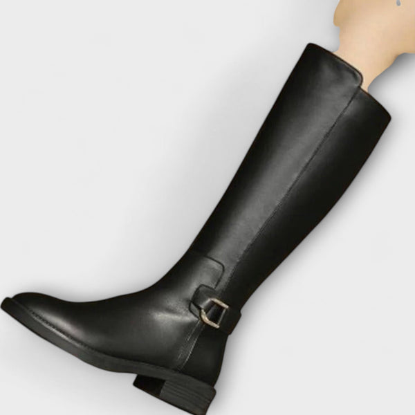 Botas de cano alto elegantes e confortáveis