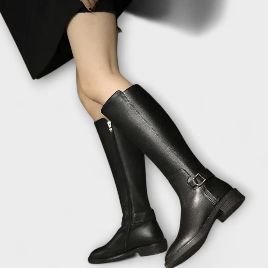 Bottes Genoux Élégantes et Confortables