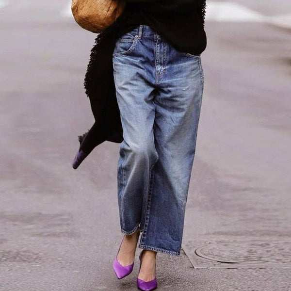 Confortable jean pour femme