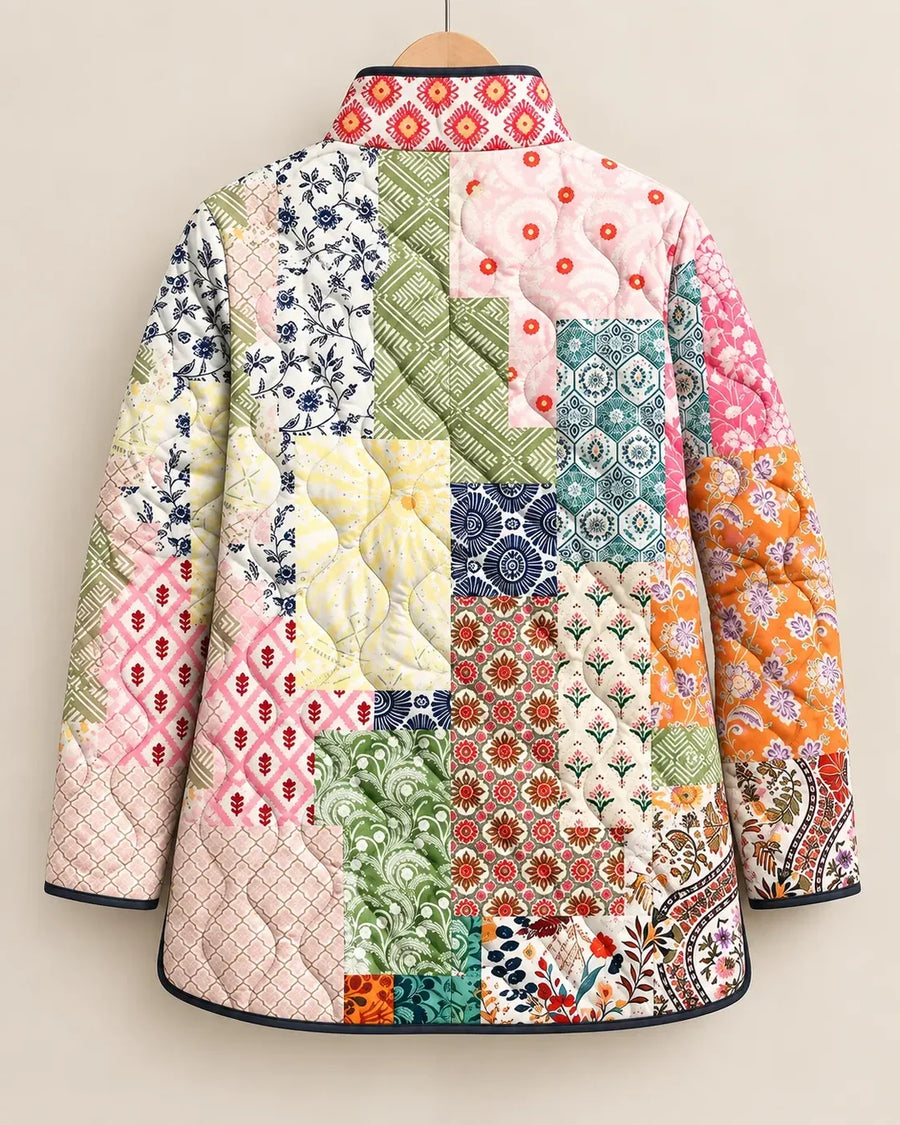 Casaco Acolchoado Patchwork Património
