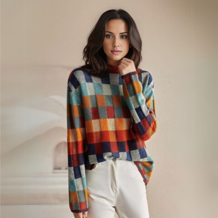 Pull Col Rond Coupe Ample Confort