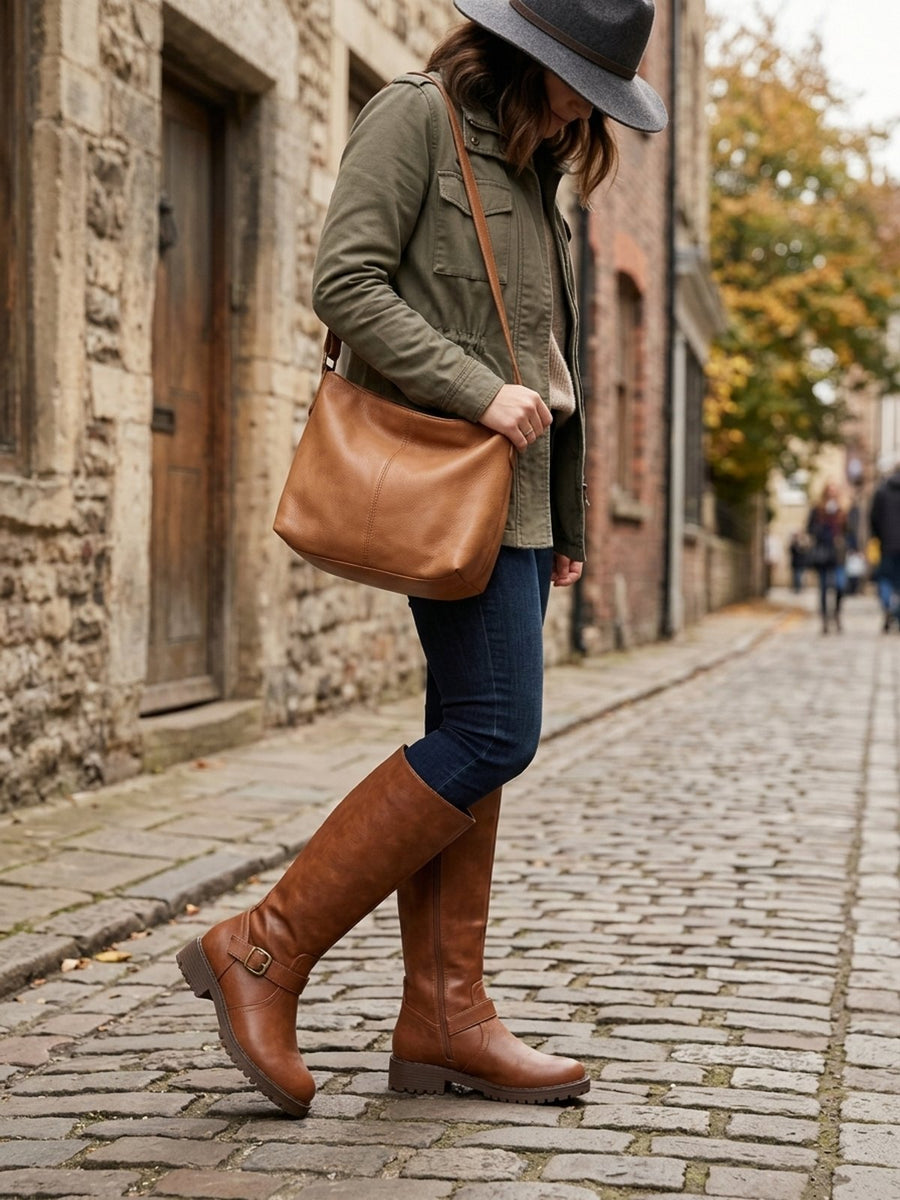 Bottes Élancées avec Zip Discret