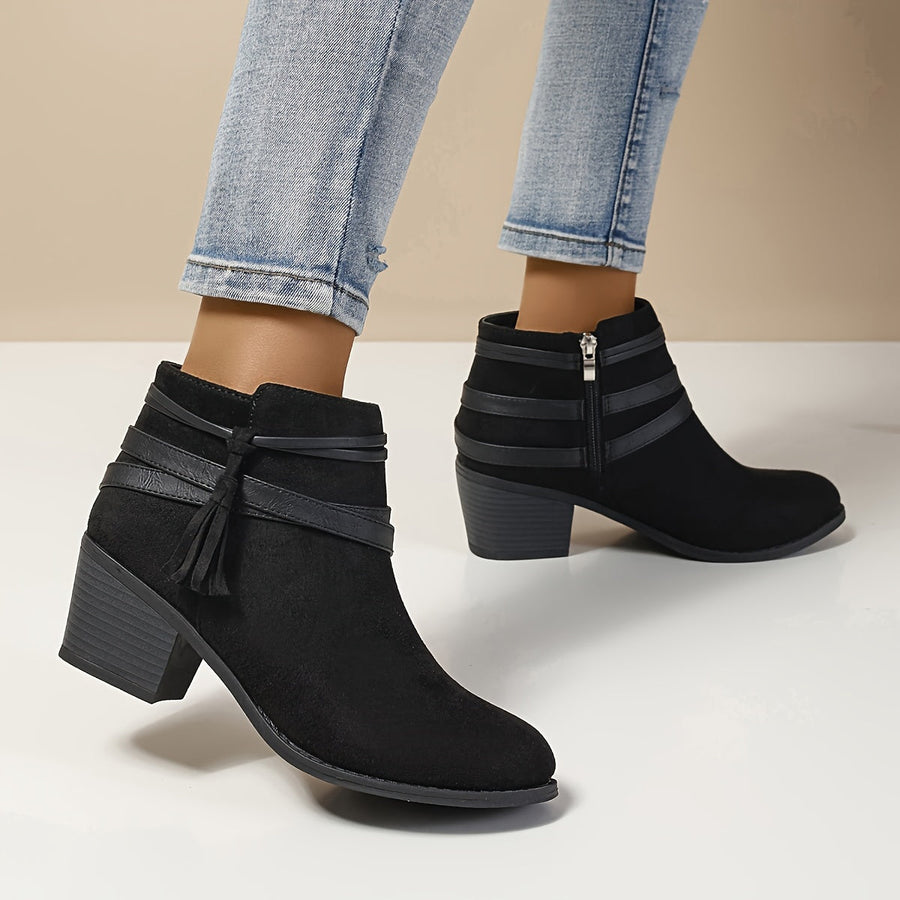 Bottines à Brides Talon Bloc