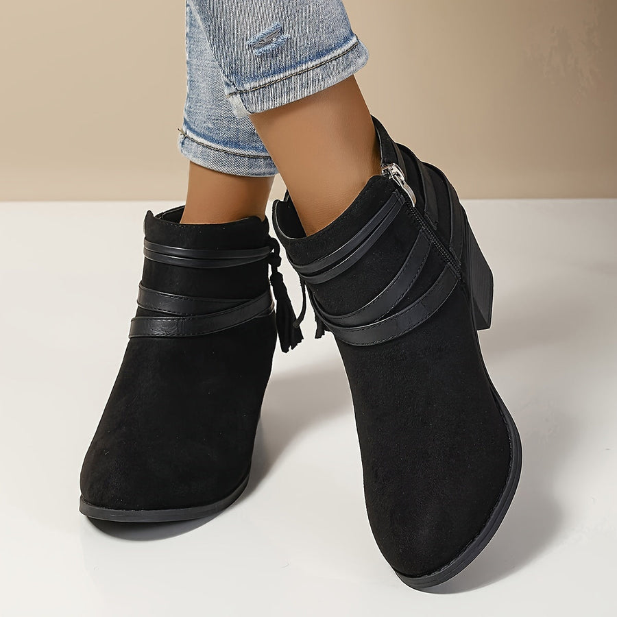 Bottines à Brides Talon Bloc
