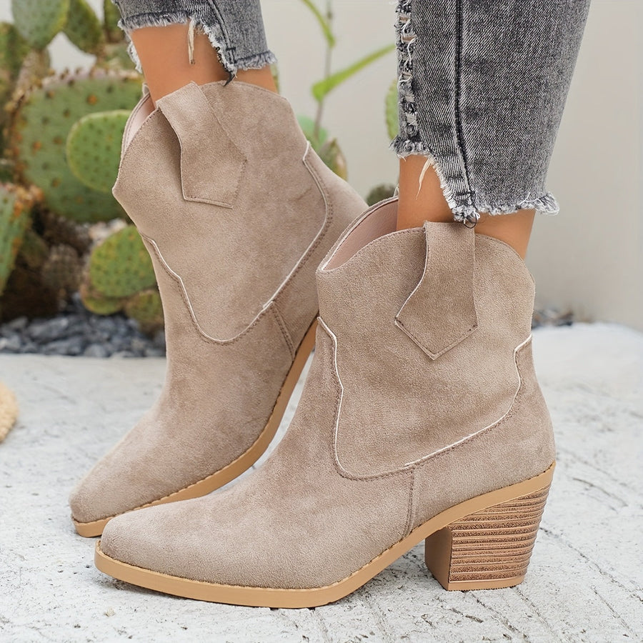 Botins de Salto Estável e Estilo Intemporal