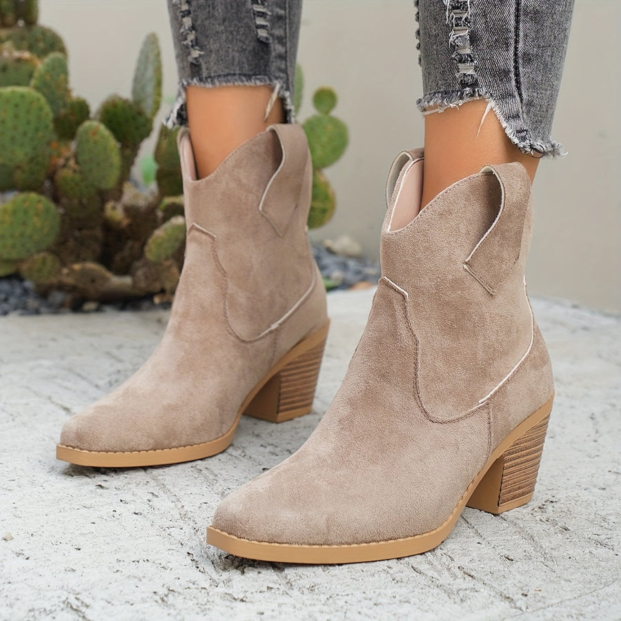 Botins de Salto Estável e Estilo Intemporal