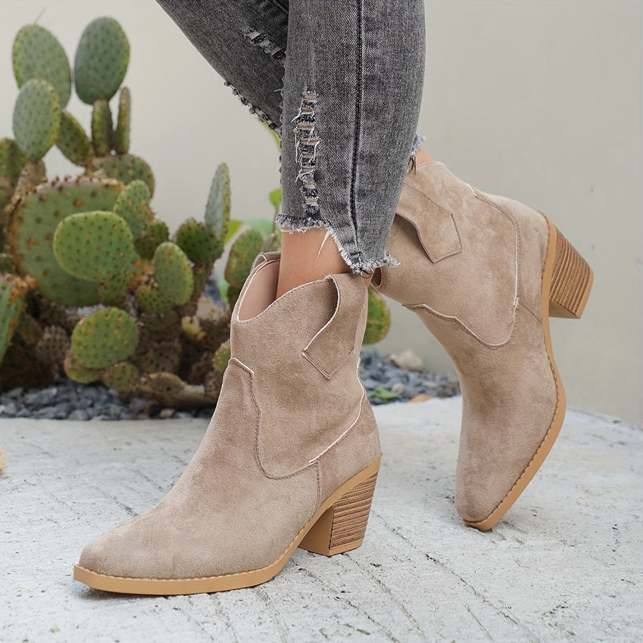 Botins de Salto Estável e Estilo Intemporal
