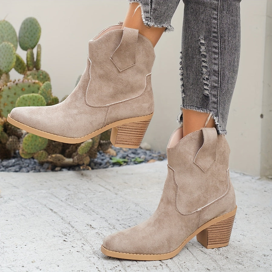 Botins de Salto Estável e Estilo Intemporal