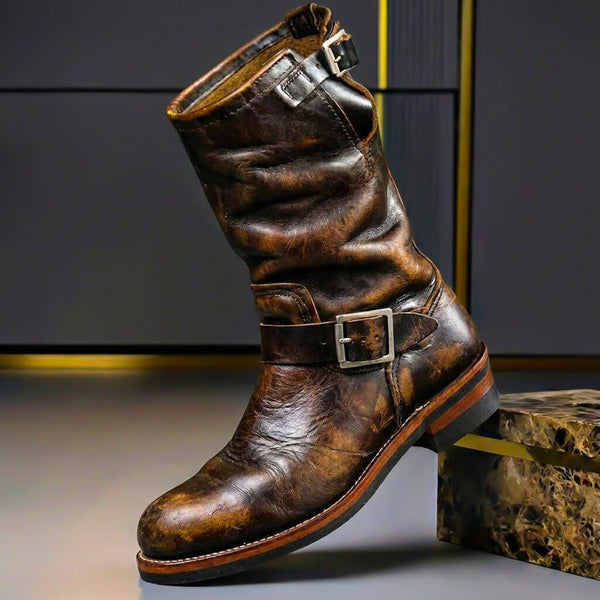 Bottes Rétro à Talon Bloc