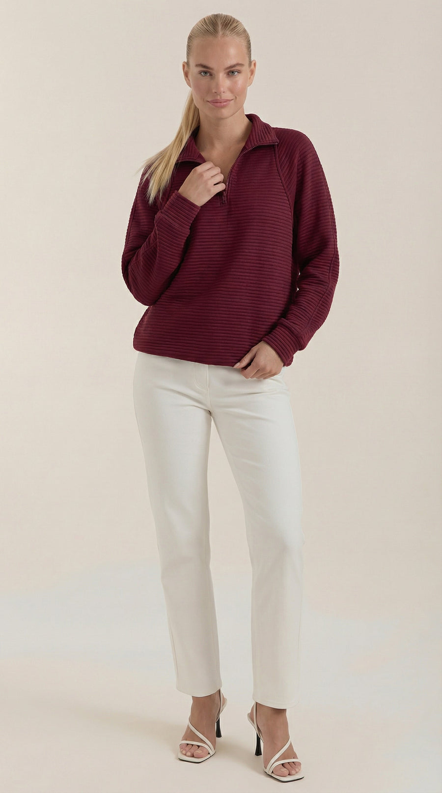 Pull oversize casual chic — vue d'ensemble finale