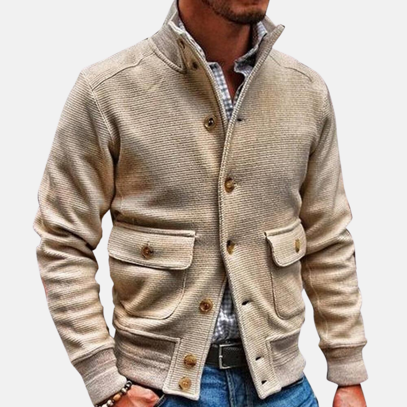 Ford™ Veste élégante avec col montant