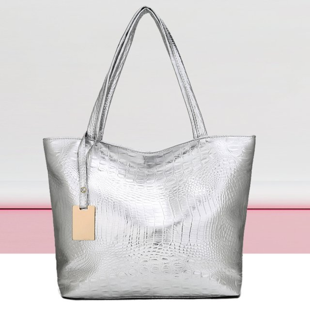 Isabella | Sac spacieux avec imprimé crocodile