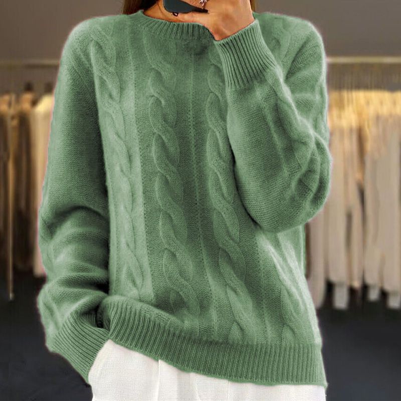 Pull Col Rond Coupe Classique
