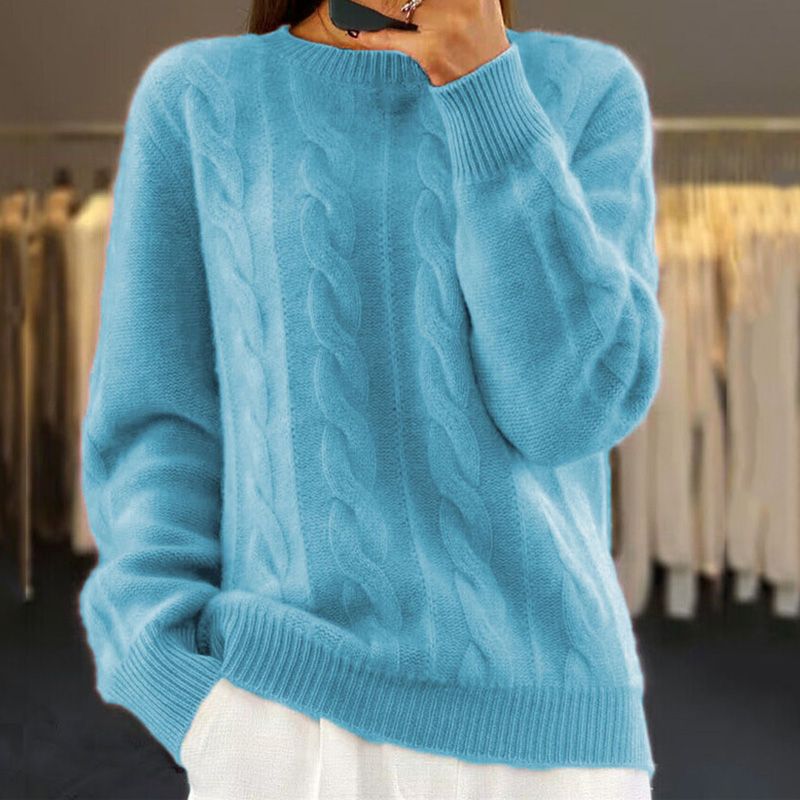 Pull Col Rond Coupe Classique