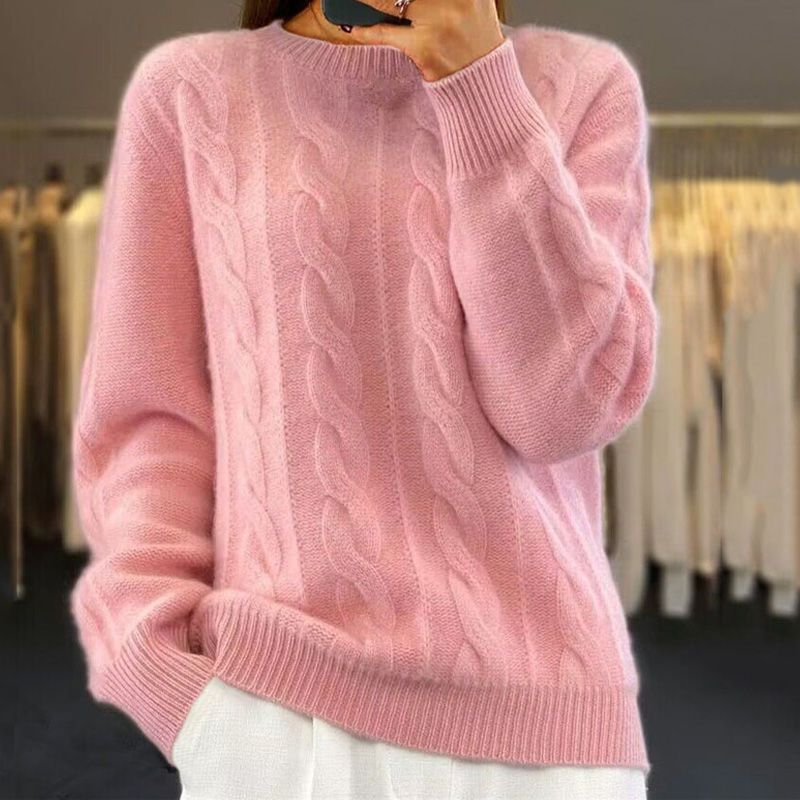Pull Col Rond Coupe Classique