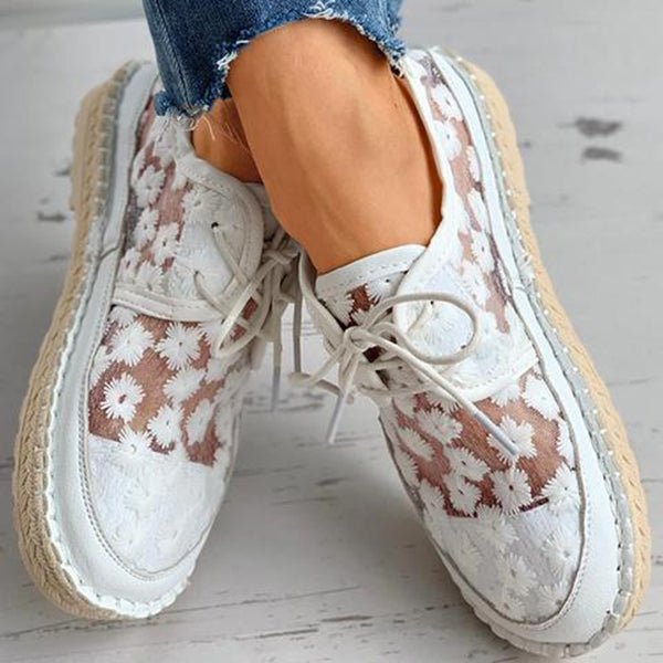 Arabella - Chaussure orthopédique aérée avec motif floral