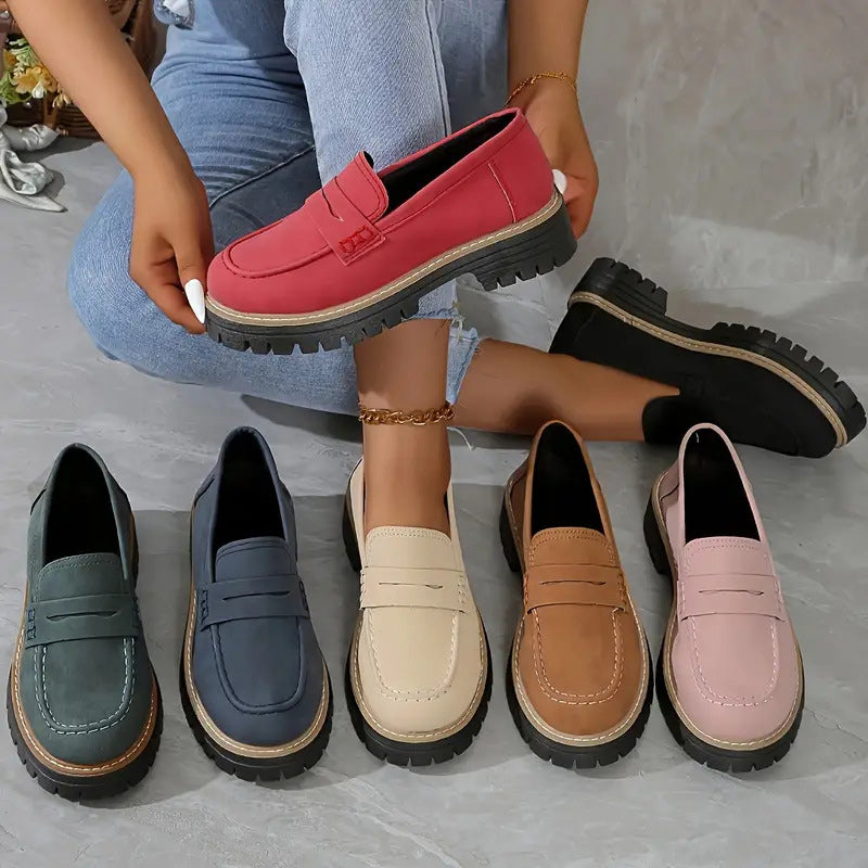 Paris™ | Mocassins en daim de luxe pour femme