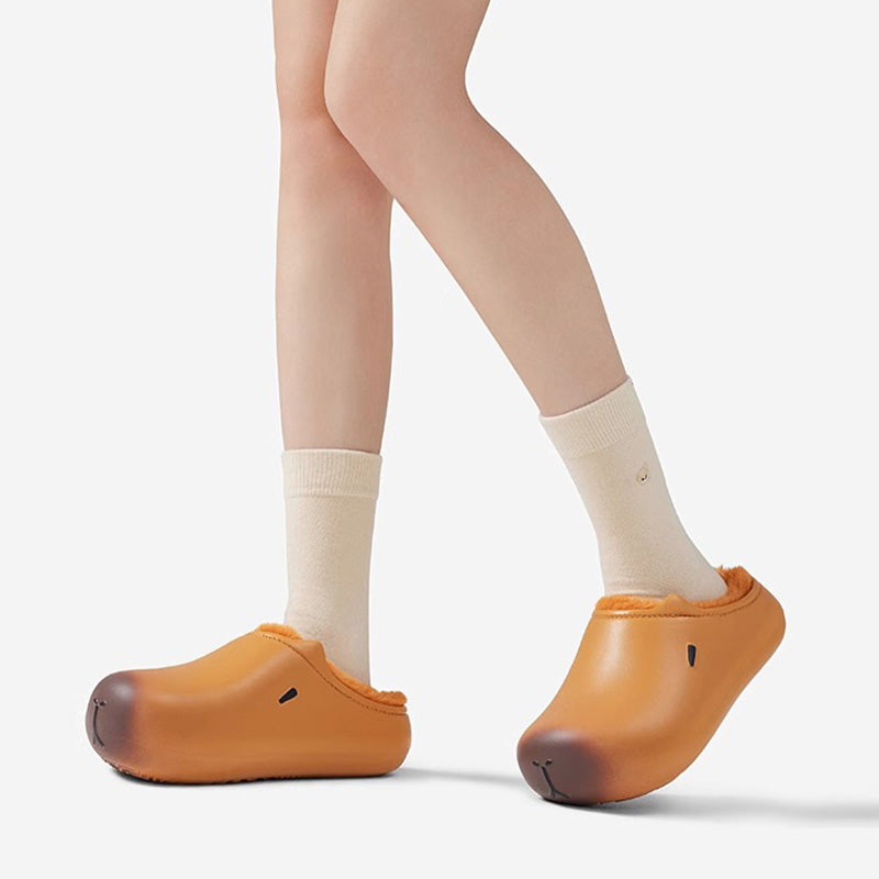 Chaussons homme forme animalière — vue de profil