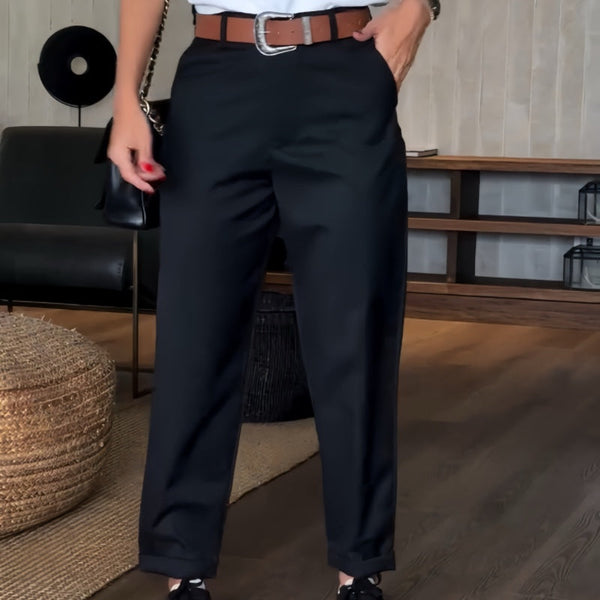 Angelina - Pantalon de Costume Rayé