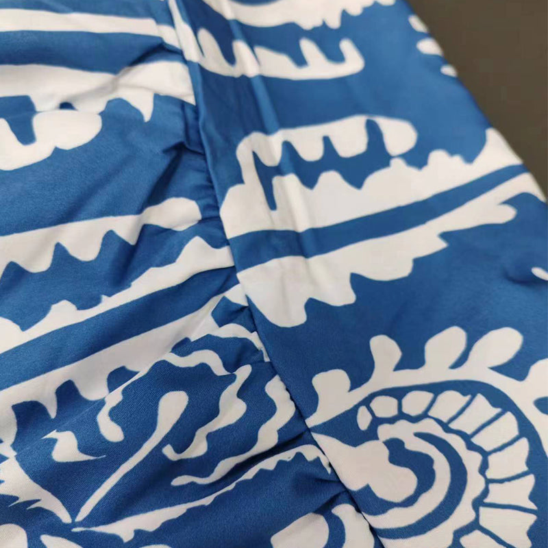 Werena - Élégante Robe Ample Imprimée à Col En V