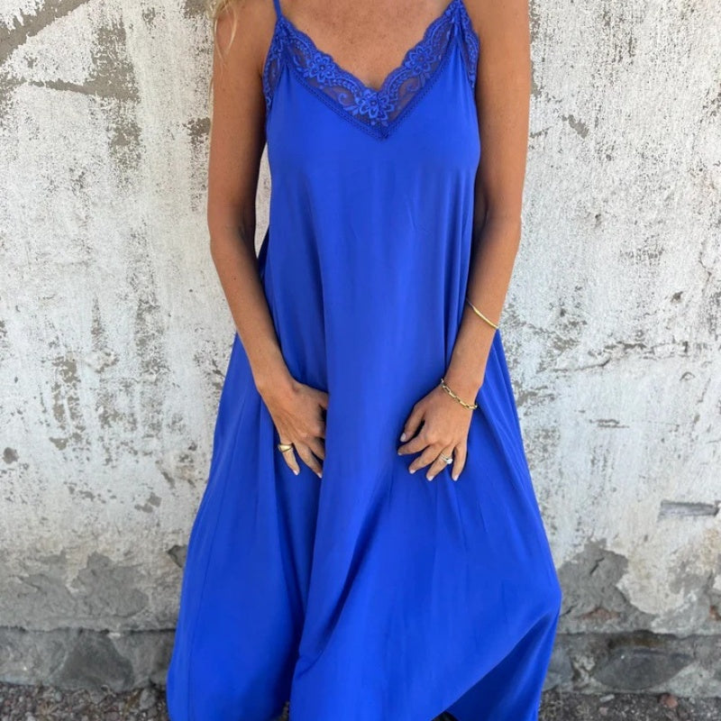 Robe Maxi Dentelle — longueur maxi complète, ligne épurée