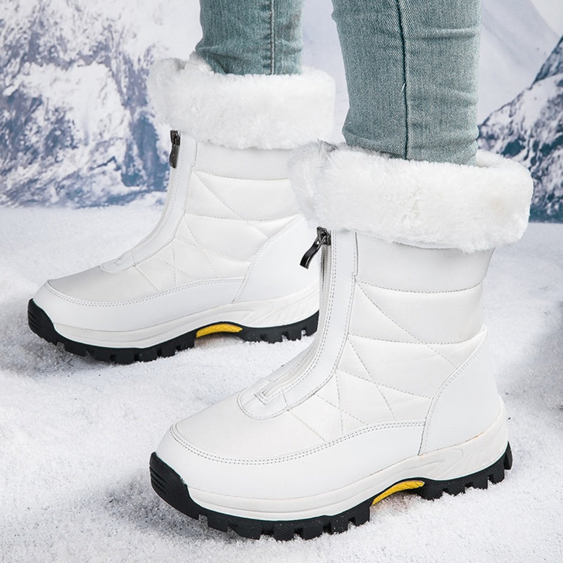 Bottes Fourrées à Fermeture Éclair