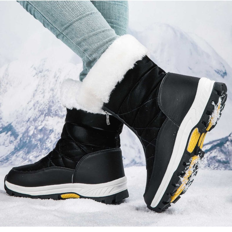 Bottes Fourrées à Fermeture Éclair