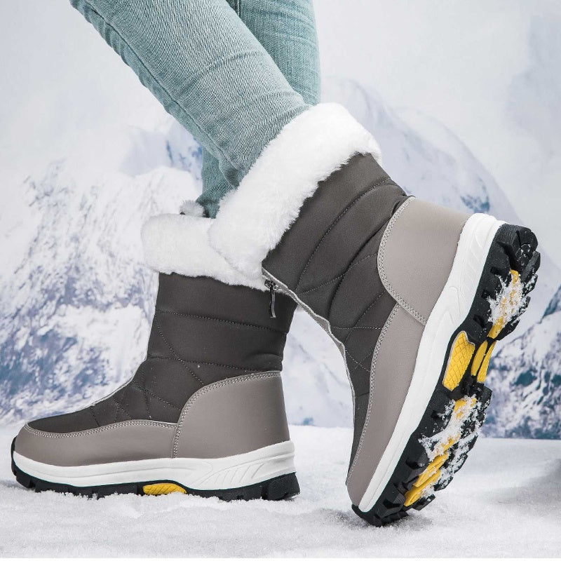 Bottes Fourrées à Fermeture Éclair
