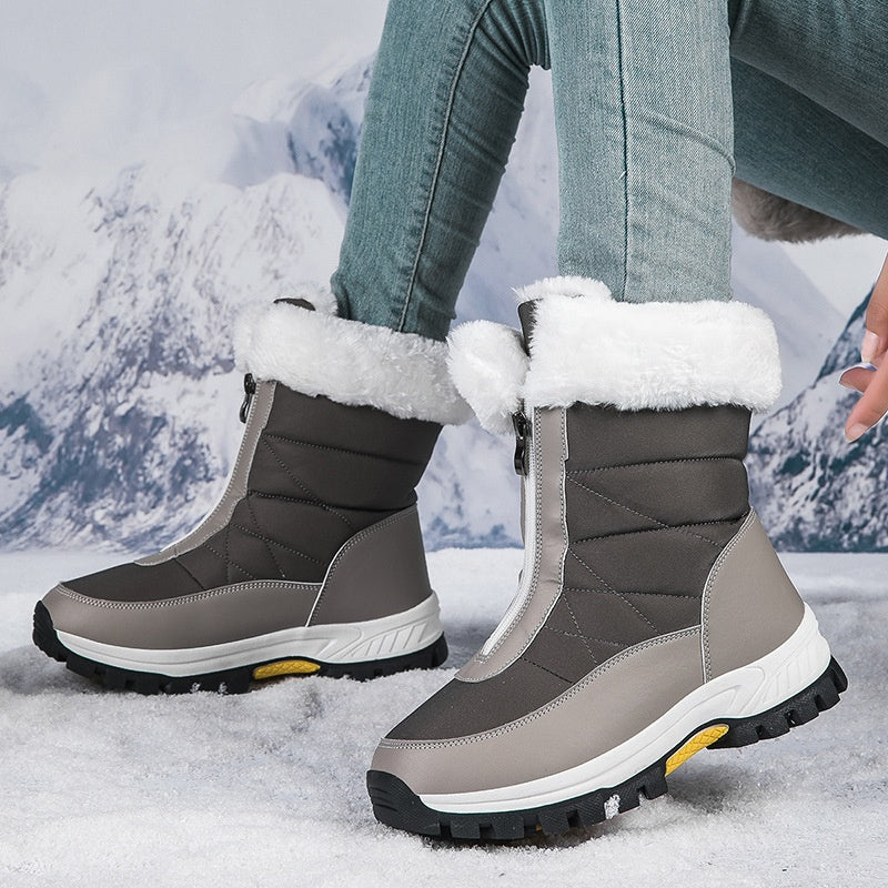 Bottes Fourrées à Fermeture Éclair
