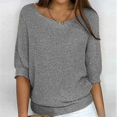 Haut en tricot brillant pour femmes