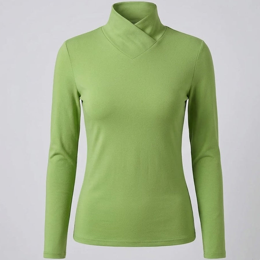Pull Col Montant Élégant et Épuré
