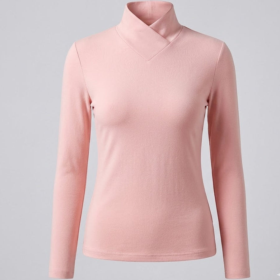 Pull Col Montant Élégant et Épuré