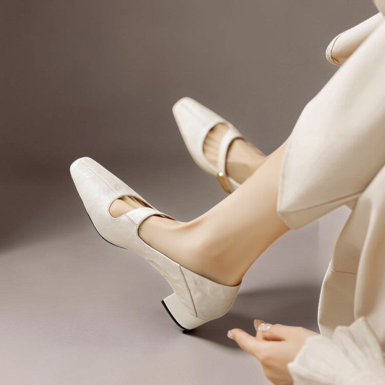 Babies Bico Quadrado com Detalhe Dourado