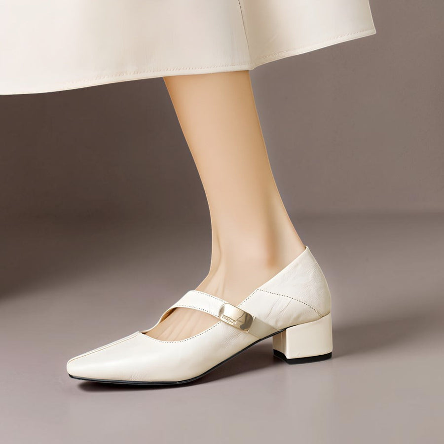 Babies Bico Quadrado com Detalhe Dourado