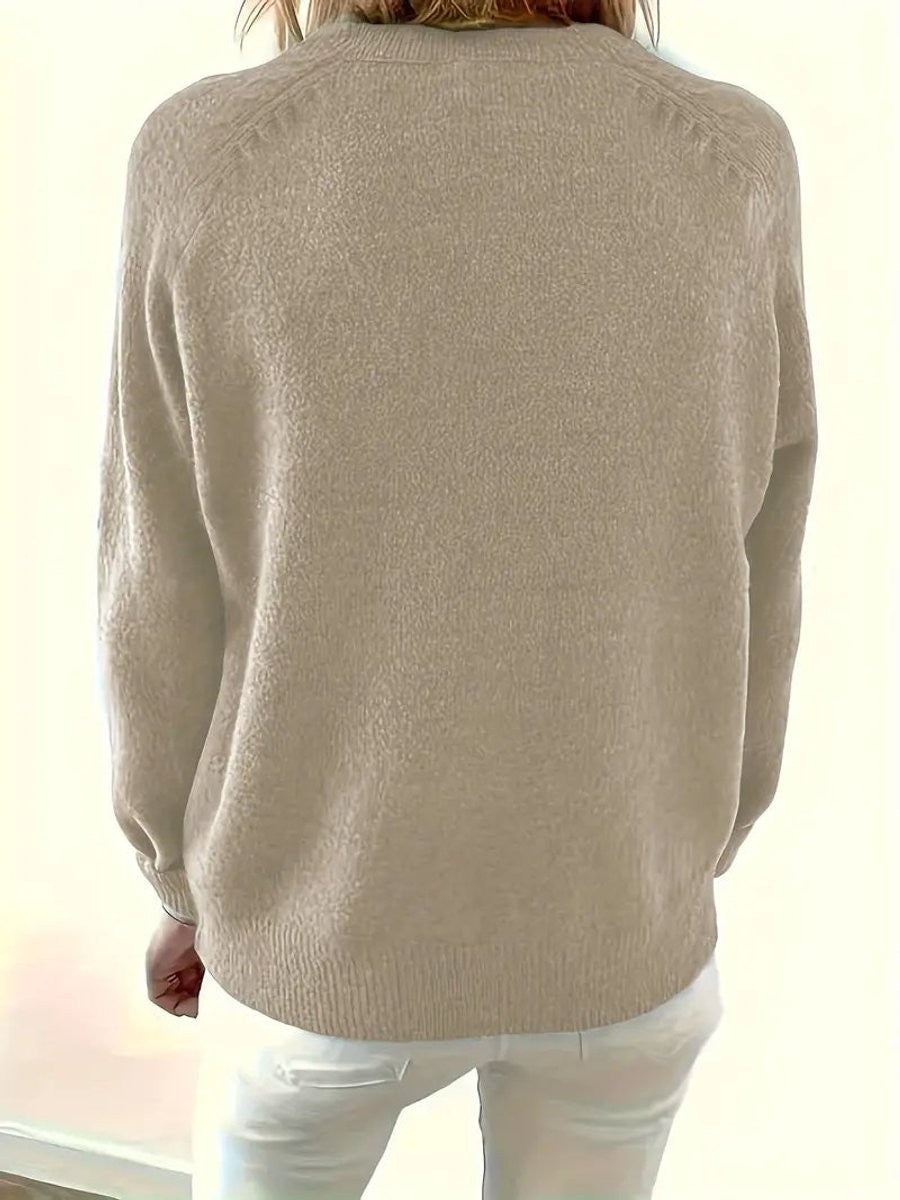 Sweat col Henley boutons partiels — vue arrière